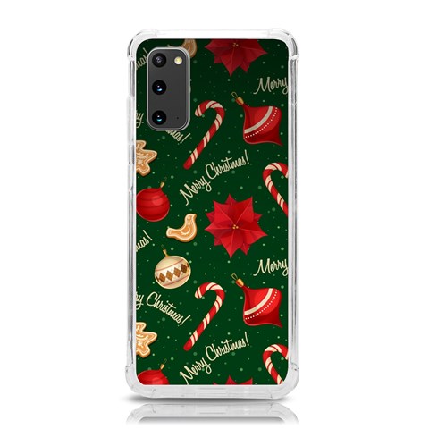 Merry Christmas Samsung Galaxy S20 6.2 Inch TPU UV Case from ArtsNow.com Front