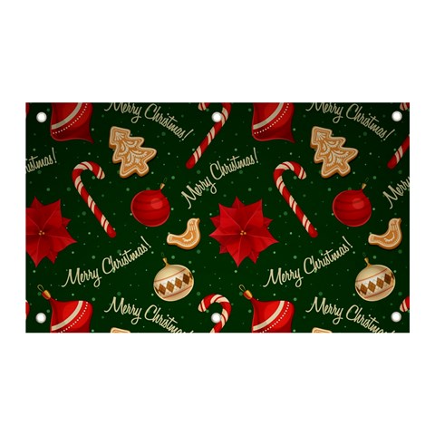 Merry Christmas Banner and Sign 5  x 3  from ArtsNow.com Front