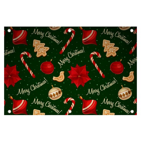 Merry Christmas Banner and Sign 6  x 4  from ArtsNow.com Front