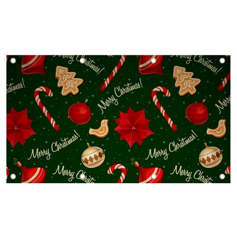 Merry Christmas Banner and Sign 7  x 4  from ArtsNow.com Front