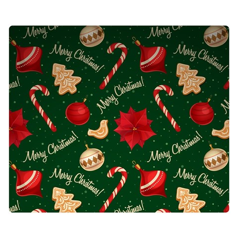 Merry Christmas Premium Plush Fleece Blanket (Small) from ArtsNow.com 50 x40  Blanket Front