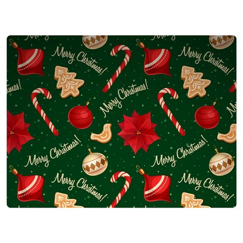 Merry Christmas Premium Plush Fleece Blanket (Extra Small) from ArtsNow.com 40 x30  Blanket Front