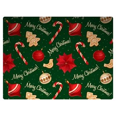 Merry Christmas Two Sides Premium Plush Fleece Blanket (Baby Size) from ArtsNow.com 40 x30  Blanket Front