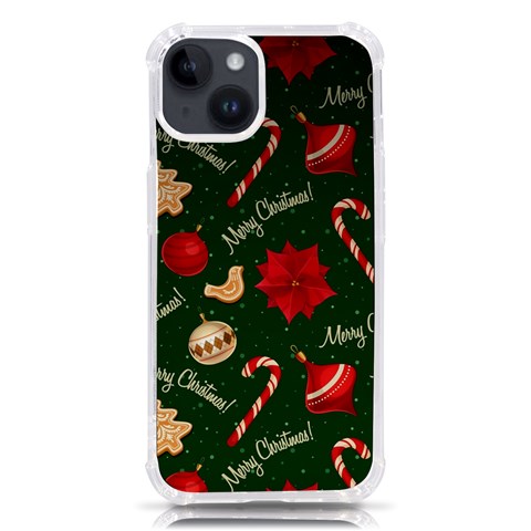 Merry Christmas iPhone 14 TPU UV Print Case from ArtsNow.com Front