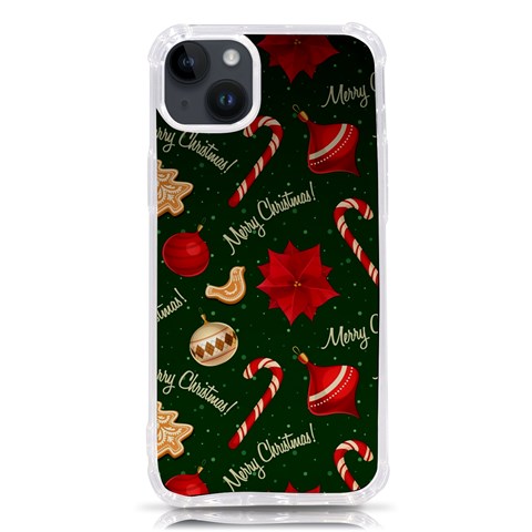 Merry Christmas iPhone 14 Plus TPU UV Print Case from ArtsNow.com Front