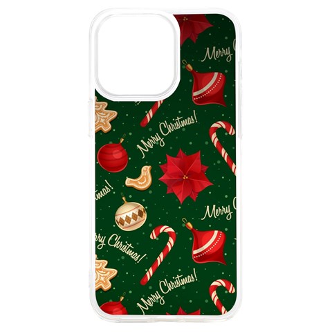 Merry Christmas iPhone 15 Plus TPU UV Print Case from ArtsNow.com Front