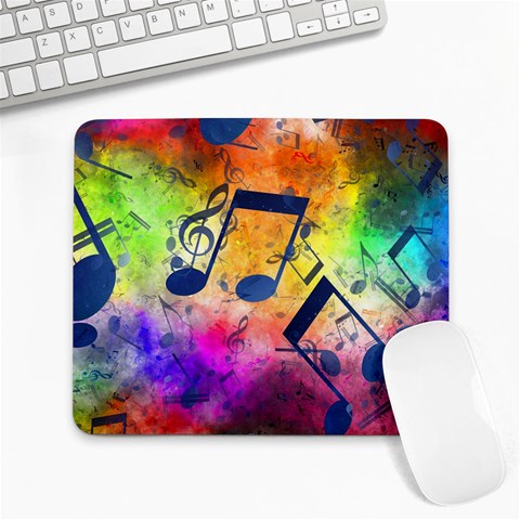 Music Texture, Grunge Music Background Large Mousepad from ArtsNow.com Front