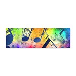 Music Texture, Grunge Music Background Sticker (Bumper)