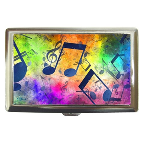 Music Texture, Grunge Music Background Cigarette Money Case from ArtsNow.com Front