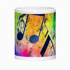 Music Texture, Grunge Music Background Morph Mug from ArtsNow.com Center