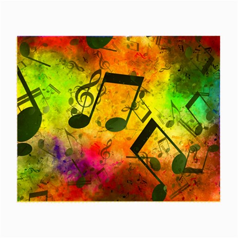 Music Texture, Grunge Music Background Small Glasses Cloth from ArtsNow.com Front