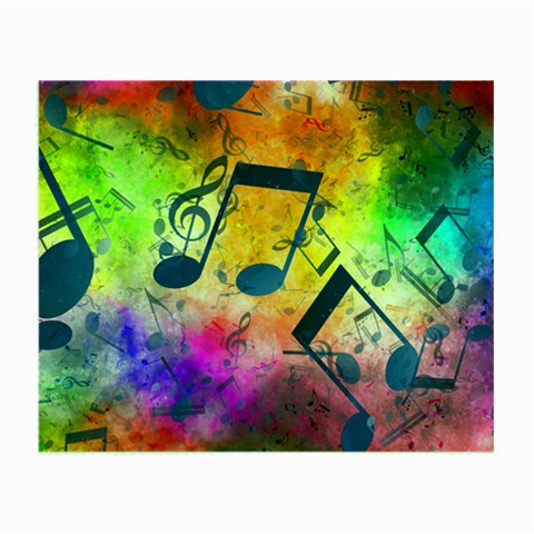 Music Texture, Grunge Music Background Small Glasses Cloth from ArtsNow.com Front