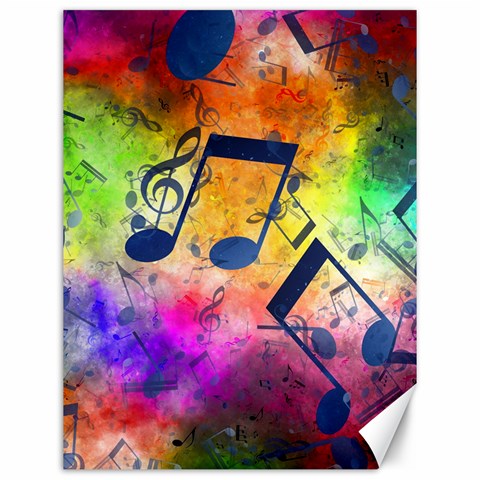 Music Texture, Grunge Music Background Canvas 12  x 16  from ArtsNow.com 11.86 x15.41  Canvas - 1