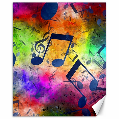 Music Texture, Grunge Music Background Canvas 16  x 20  from ArtsNow.com 15.75 x19.29  Canvas - 1