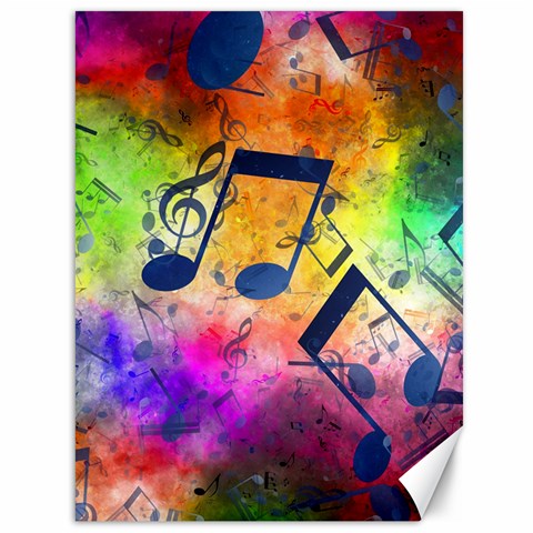 Music Texture, Grunge Music Background Canvas 36  x 48  from ArtsNow.com 35.26 x46.15  Canvas - 1