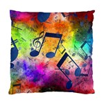 Music Texture, Grunge Music Background Standard Cushion Case (One Side)