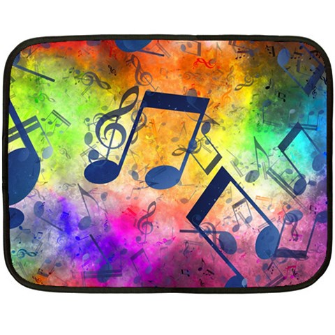 Music Texture, Grunge Music Background Fleece Blanket (Mini) from ArtsNow.com 35 x27  Blanket