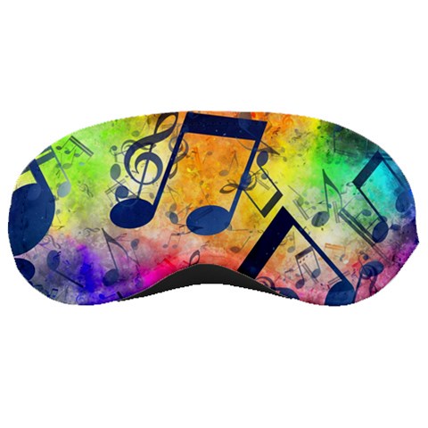 Music Texture, Grunge Music Background Sleep Mask from ArtsNow.com Front