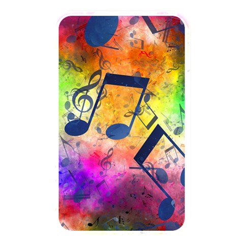 Music Texture, Grunge Music Background Memory Card Reader (Rectangular) from ArtsNow.com Front