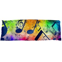 Music Texture, Grunge Music Background Body Pillow Case Dakimakura (Two Sides) from ArtsNow.com Front