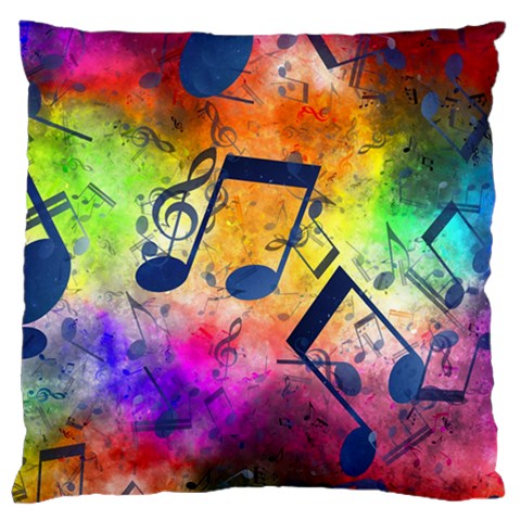 Music Texture, Grunge Music Background Standard Premium Plush Fleece Cushion Case (Two Sides) from ArtsNow.com Front