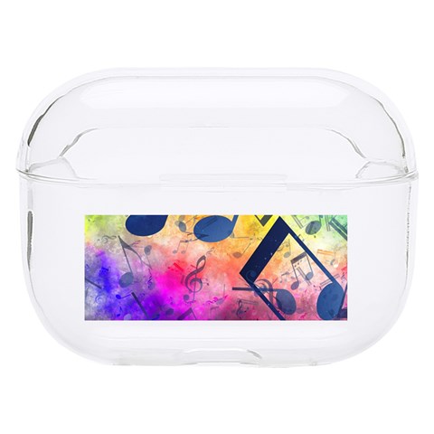 Music Texture, Grunge Music Background Hard PC AirPods Pro Case from ArtsNow.com Front