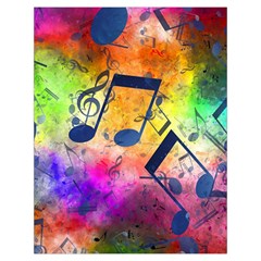 Music Texture, Grunge Music Background Toiletries Pouch from ArtsNow.com Back