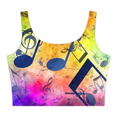 Music Texture, Grunge Music Background Midi Sleeveless Dress from ArtsNow.com Top Back