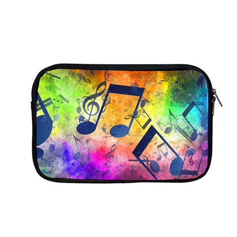 Music Texture, Grunge Music Background Apple MacBook Pro 13  Zipper Case from ArtsNow.com Front