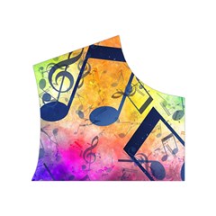 Music Texture, Grunge Music Background Women s Button Up Vest from ArtsNow.com Top Right