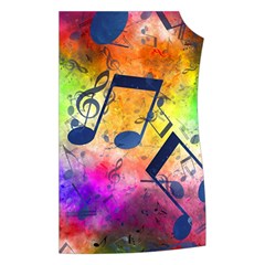 Music Texture, Grunge Music Background Women s Button Up Vest from ArtsNow.com Front Left