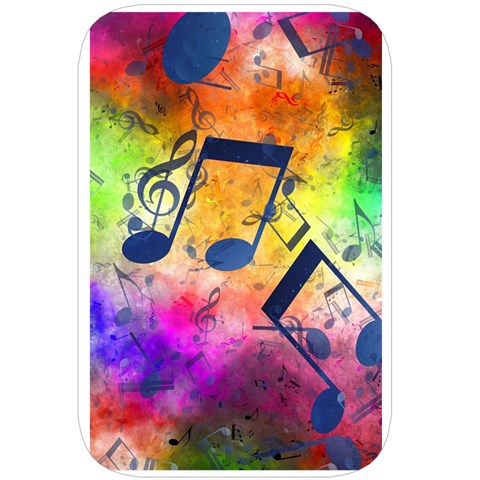 Music Texture, Grunge Music Background Belt Pouch Bag (Large) from ArtsNow.com Back