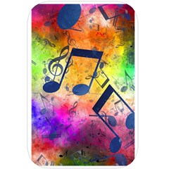 Music Texture, Grunge Music Background Belt Pouch Bag (Large) from ArtsNow.com Back