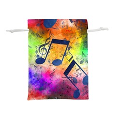 Music Texture, Grunge Music Background Lightweight Drawstring Pouch (S) from ArtsNow.com Front