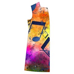 Music Texture, Grunge Music Background Kids  Long Sleeve Velvet Lounge Robe from ArtsNow.com Front Right