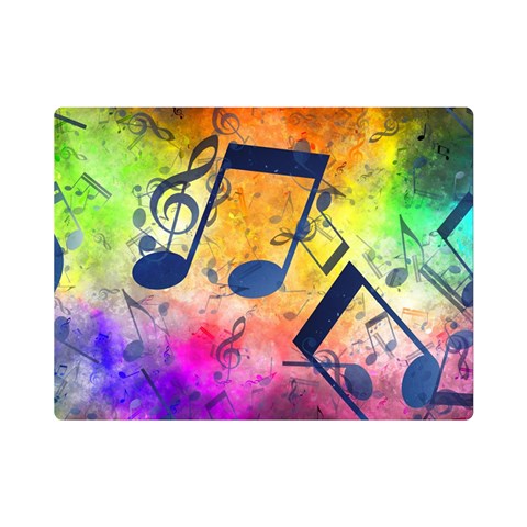 Music Texture, Grunge Music Background Premium Plush Fleece Blanket (Mini) from ArtsNow.com 35 x27  Blanket Front