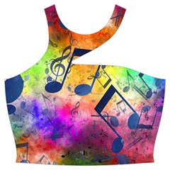 Music Texture, Grunge Music Background Cut Out Top from ArtsNow.com Front