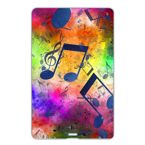 Music Texture, Grunge Music Background Name Card Style USB Flash Drive from ArtsNow.com Back