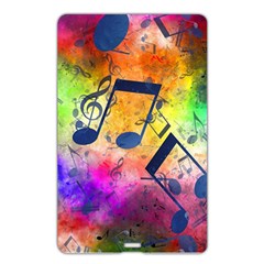 Music Texture, Grunge Music Background Name Card Style USB Flash Drive from ArtsNow.com Back