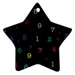 Numbers, Math, Keyboard Ornament (Star)