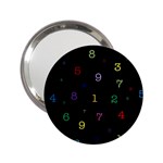 Numbers, Math, Keyboard 2.25  Handbag Mirrors