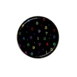 Numbers, Math, Keyboard Hat Clip Ball Marker (4 pack)