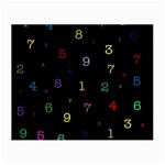 Numbers, Math, Keyboard Small Glasses Cloth (2 Sides)