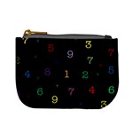 Numbers, Math, Keyboard Mini Coin Purse