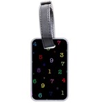 Numbers, Math, Keyboard Luggage Tag (two sides)