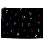 Numbers, Math, Keyboard Cosmetic Bag (XXL)