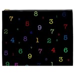 Numbers, Math, Keyboard Cosmetic Bag (XXXL)