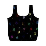 Numbers, Math, Keyboard Full Print Recycle Bag (M)