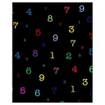 Numbers, Math, Keyboard Drawstring Bag (Small)