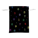 Numbers, Math, Keyboard Lightweight Drawstring Pouch (L)